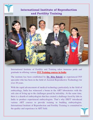 IVF Training Programs by IIRFT