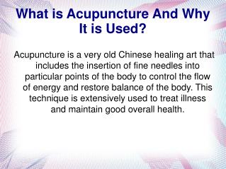 Did You Know This Valuable Information About Acupuncture?