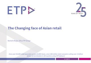 The Changing face of Asian Retail