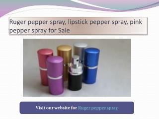 ruger pepper spray
