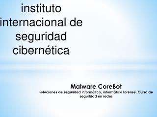 Malware CoreBot