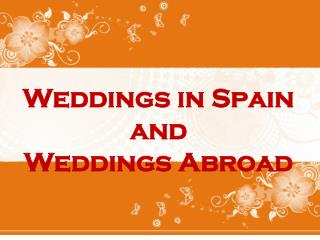 Weddings in Spain