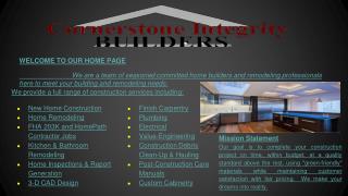 Kitchen, Bathroom Remodeling, Home Inspection, Window Installation, custom rood additions and Cabinet refacing, Builder