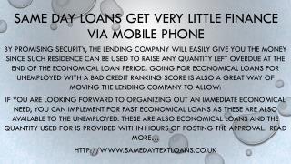 Same Day Loans Get Easy Loans with a Display