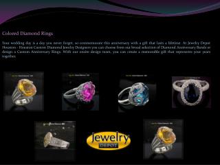 Colored Diamond Rings Houston | Diamond Rings Houston