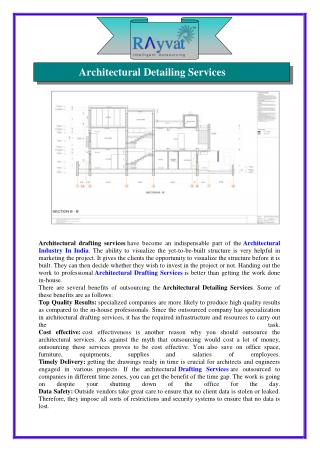 Architectural Detailing Services