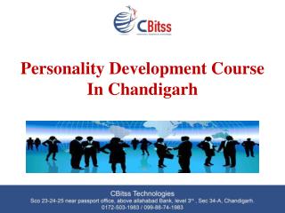 Personality Development Course In Chandigarh