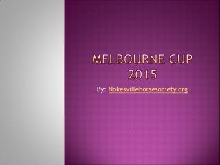 Melbourne Cup Day 2015
