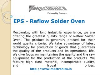 EPS - Reflow Solder Oven