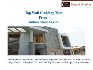Top Wall Cladding Tiles from Indian sand stone