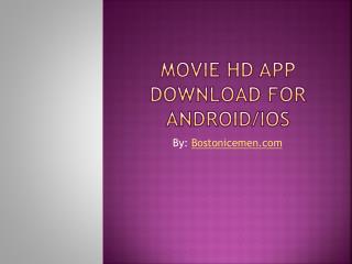 Movie HD App Download