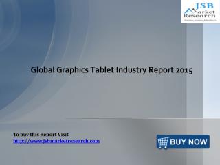 Global Graphics Tablet Industry Report: JSBMarketResearch