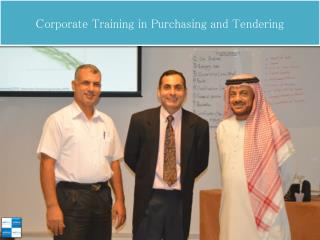 Corporate Training in Purchasing and Tendering