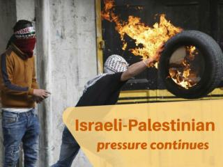 Israeli-Palestinian pressure continues