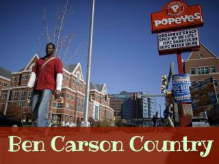 Ben Carson country