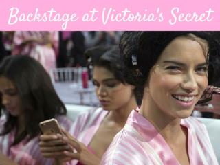 Backstage at Victoria's Secret