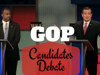 GOP candidates debate
