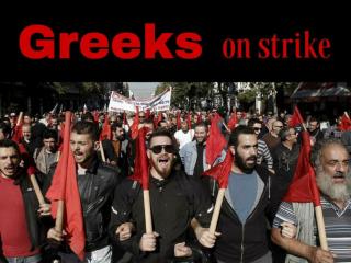 Greeks on strike