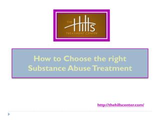How to Choose the right Substance Abuse Treatment