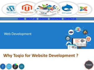 Why Toqio for Website Development?