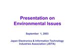 Presentation on Environmental Issues