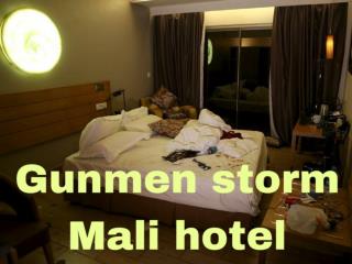 Gunmen storm Mali hotel