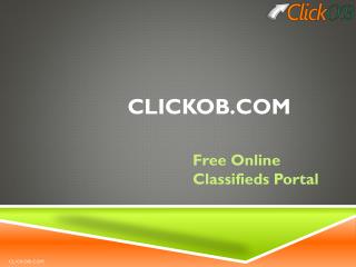 ClickOB-Free Classifieds in Pakistan