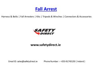 Harness & Belts | Fall Arresters | Kits | Tripods & Winches | Connectors & Accessories
