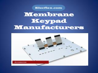 Membrane keypad Manufacturer