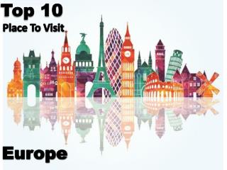Best places to travel in Europe 2016