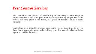 Pest Control Services In Ahmedabad