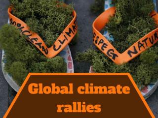 Global climate rallies
