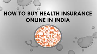 How to Buy Health Insurance Online in India