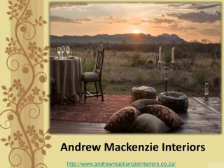 Interior Designer Johannesberg - Andrew Mackenzie