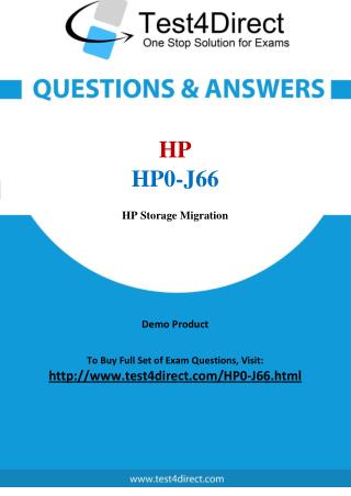 HP0-J66 HP ATP Real Exam Questions