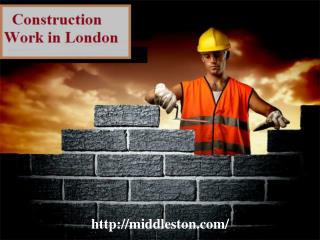 Construction company in london