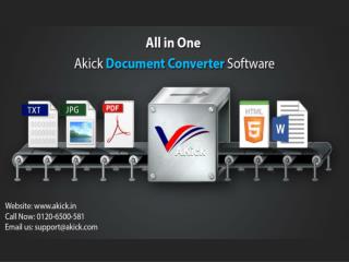 Free Online PDF Converter - Akick