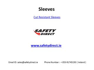 Tremendous Collection of Cut Resistant Sleeves in Ireland at SafetyDirect.ie