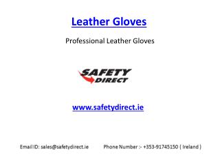 Safety Leather Gloves in Ireland at SafetyDIrect.ie