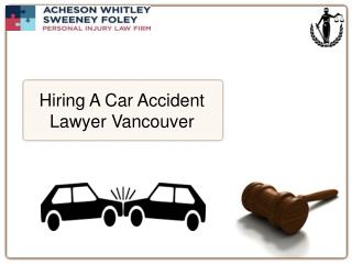 Vancouver Car Accident Lawyers