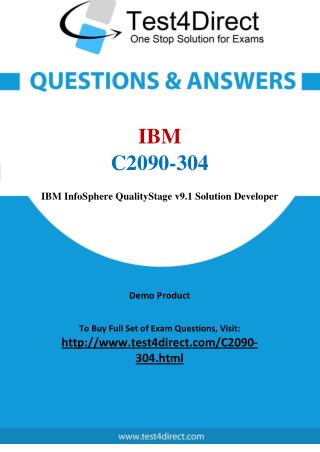 IBM C2090-304 Test Questions