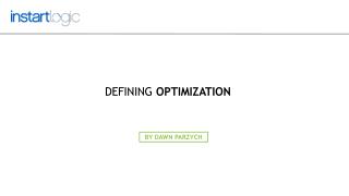 Defining Optimization – Instart Logic