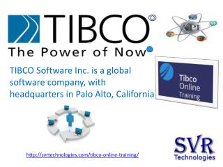 TIBCO Online Training