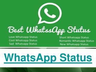 Best Things About Whatsapp Status