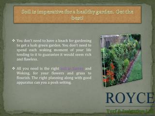 Soil Is Imperative For A Healthy Garden. Get The Best!