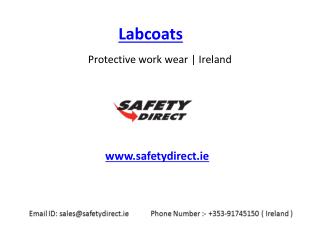 Safety Labcoats in Ireland at SafetyDirect.ie