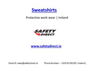 Trendy Sweatshirts in Ireland at SafetyDirect.ie