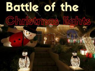 Battle of the Christmas lights