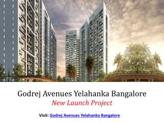 Godrej Avenues Yelahanka Bangalore