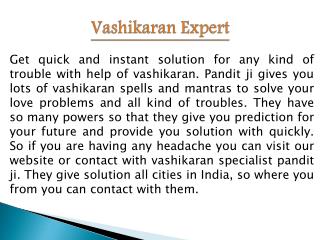 Vashikaran Expert